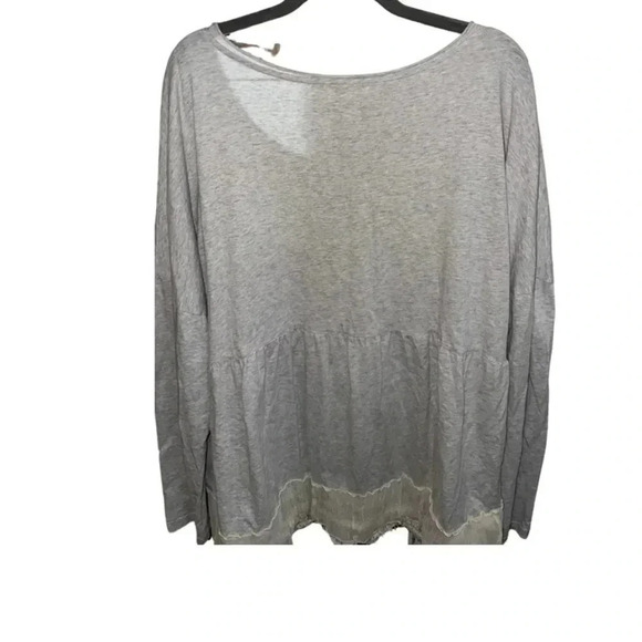 Sundance Light Heather Gray Tunic Top Size XL - Picture 6 of 8